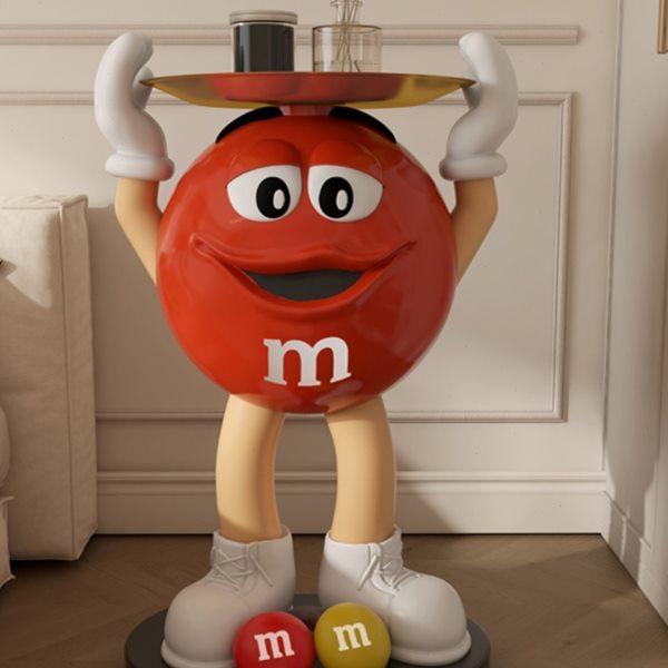 mm豆人轻奢客厅沙发旁边艺术落地软装饰品卧室床头边几床头柜摆件,家居饰品,落地摆件,淘宝优惠券,粉丝福利购,淘宝优惠卷