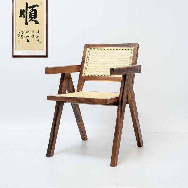 胡桃木昌迪加尔椅纯料 50*46*80-45（两张起拍）,商业/办公家具,商用休息区家具,淘宝优惠券,粉丝福利购,淘宝优惠卷