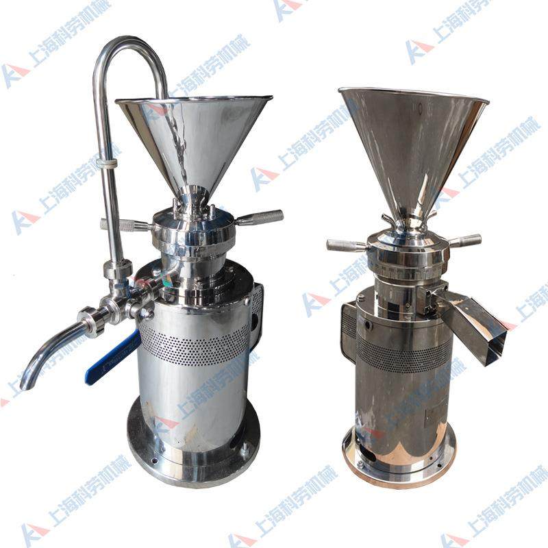 学校小型立式胶体磨机 胶磨动静磨片 磨芯价格 乳化混合粉碎作用