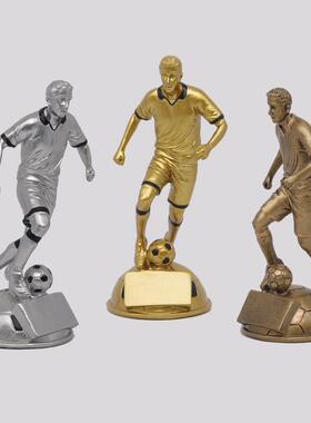 足球比赛奖杯运动员活动奖杯树脂工艺品系列人物奖项送礼金靴奖品