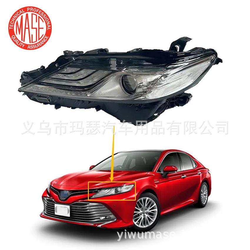 适用于2018欧版凯美瑞Camry前杠大灯8115006E50 8111006E50