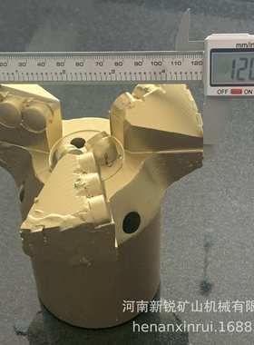 厂家热卖三翼金刚石钻头 探水钻头 PDC钻头120钻头复合片钻头包邮