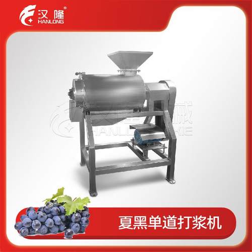 供应不锈钢商用夏黑单道打浆机百香果青柠檬红枣酸角浆渣分离