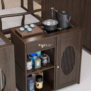 移动茶水柜茶台家用中式茶桌功夫茶具套装小茶车烧水壶一体茶几架