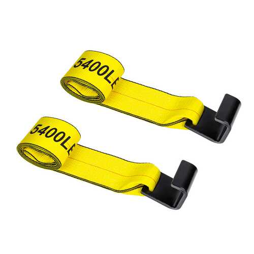 4寸5英尺重型捆绑带绞车带卡车拖车带Container Winch Strap