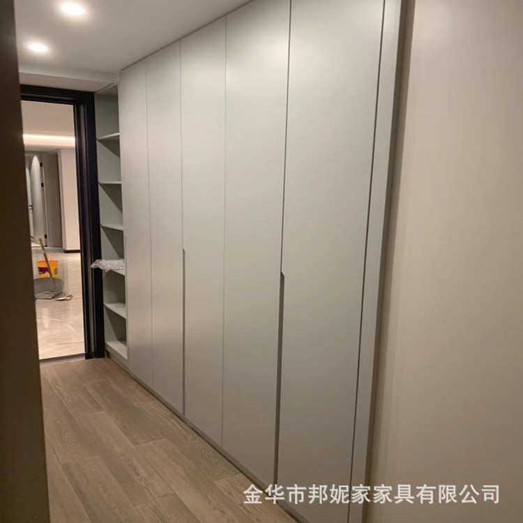 义乌烤漆柜门定制工厂整体橱柜衣柜现代简约全屋定制厂家直销