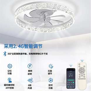 Ceiling Fans with Lights和APP遥控器3000K-6500K可调光风扇灯