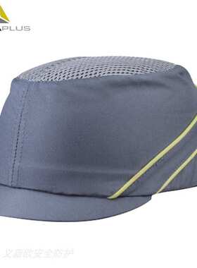 代尔塔102130轻型透气防撞运动安全帽黑色3cmPU涂层聚酰胺PE减震