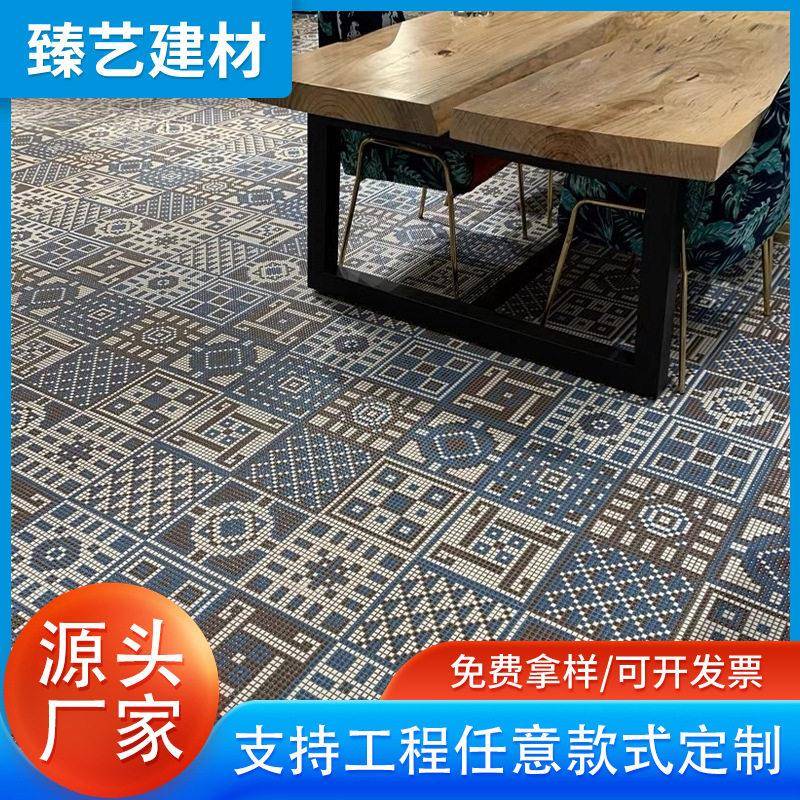 个性定制小马赛克拼图拼花轻奢背景墙地面马赛克人物花草拼图