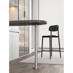 不钢吧支撑锈柱可定制桌脚桌腿支台架电脑橱柜家具支脚H8801撑脚