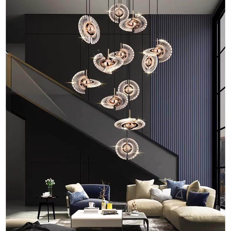 轻奢餐厅90吧台小吊飞灯简约创卧室头床单头吊线水晶意碟餐厅灯,家装灯饰光源,智能吊灯,淘宝优惠券,粉丝福利购,淘宝优惠卷
