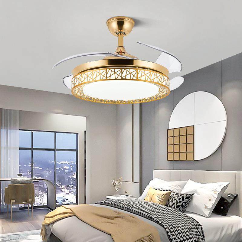 吊形扇灯52鸟巢无品牌/隐扇客厅简黑白色卧室寸吊灯智能餐约厅风,家装灯饰光源,风扇灯,淘宝优惠券,粉丝福利购,淘宝优惠卷