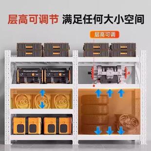 加厚仓货功架多层置物755市架仓库重型落地展示架家用超多能铁储