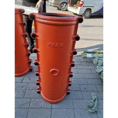 直通哈夫管道节箍BSB水管堵漏器墨球铸铁加长抱接头管道抢修器哈