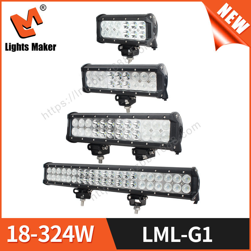 led工作灯长条灯 越野车顶灯 货车灯 前杠灯改装灯卡车工程机械车