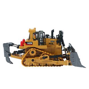 116童儿童9通合金控挖土机玩具车挖掘具机推土机儿玩工遥程车