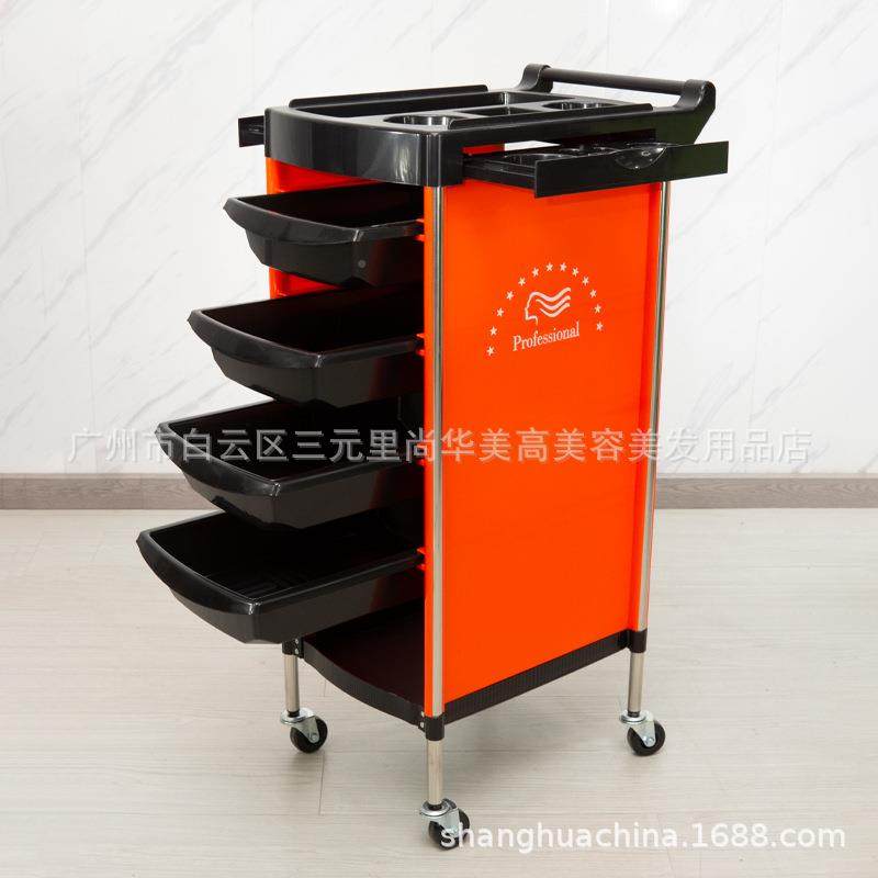 新款美发推车发工具车多功能置物架染发杠车理廊发店美烫绿色推车