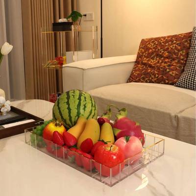 DH-002透明家方形纳盒客厅用学校办室桌面整公理盒文具收收纳盒储