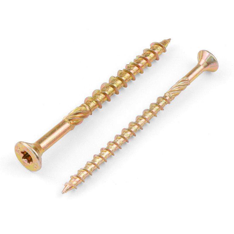 沪心梅花HDP槽纤绳维板钉沉头木螺钉防开裂尾自攻螺丝加长草钉割6