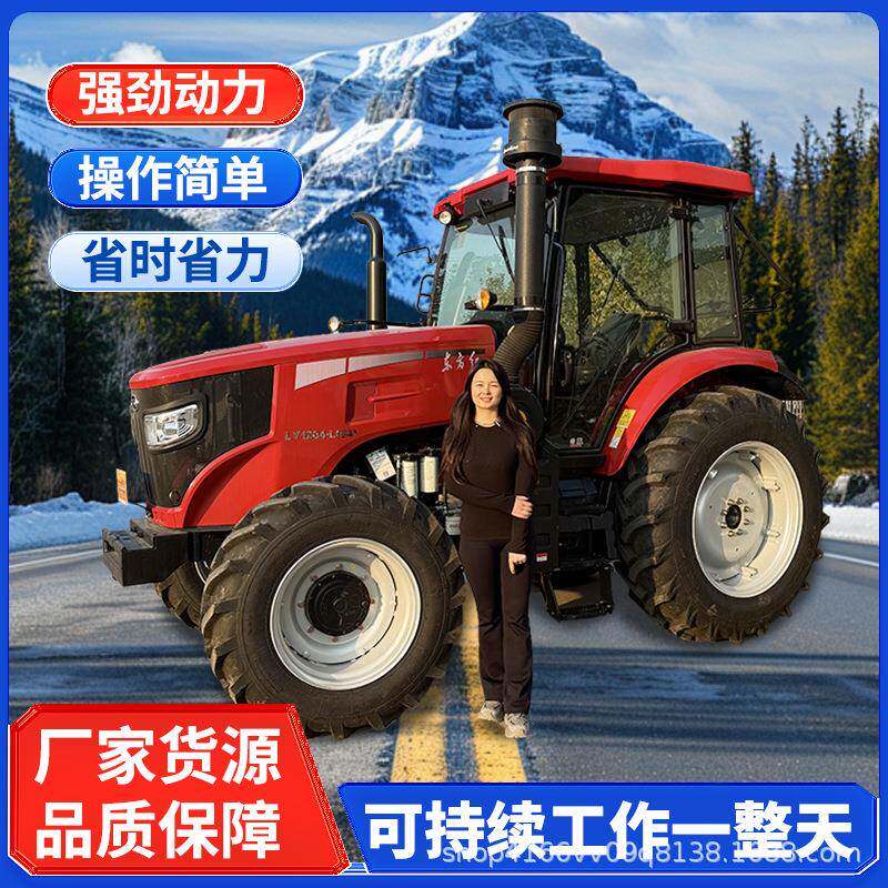 东方L120拖拉机水田四轮开沟旋耕机红柴油松VJLY4土机农机高功率