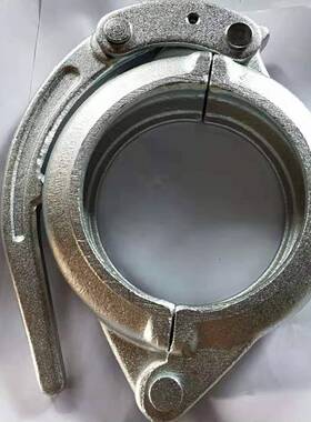 125快造速管卡锻快速卡泵车泵管卡抱箍管卡EOH镀管锌管夹现箍货