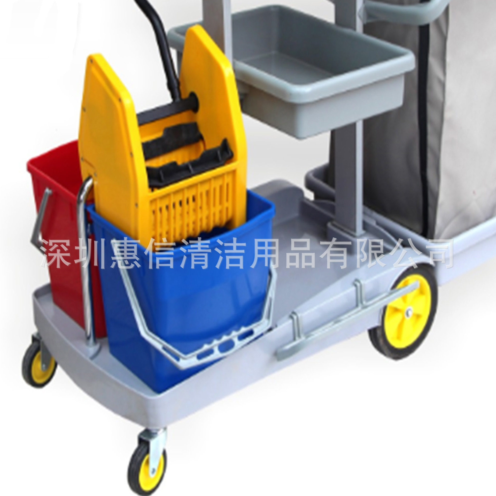 清洁手推车多功能清洁杂物车塑料保洁车客服服务车保洁车D-11D