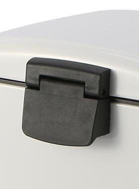 垃圾桶不锈钢酒MD-HR005店家用房客厅方形脚静踏式音降带盖欧式厨