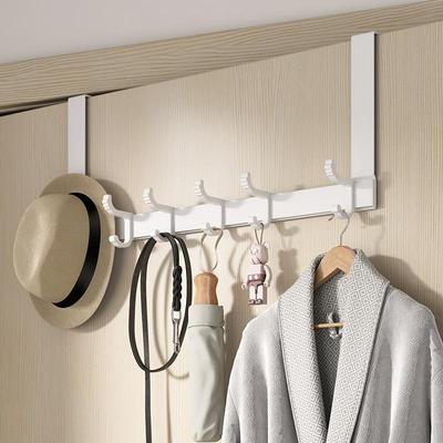 门后挂钩加长免打孔书包挂钩壁挂收纳架无痕创意卧室门后衣帽挂钩