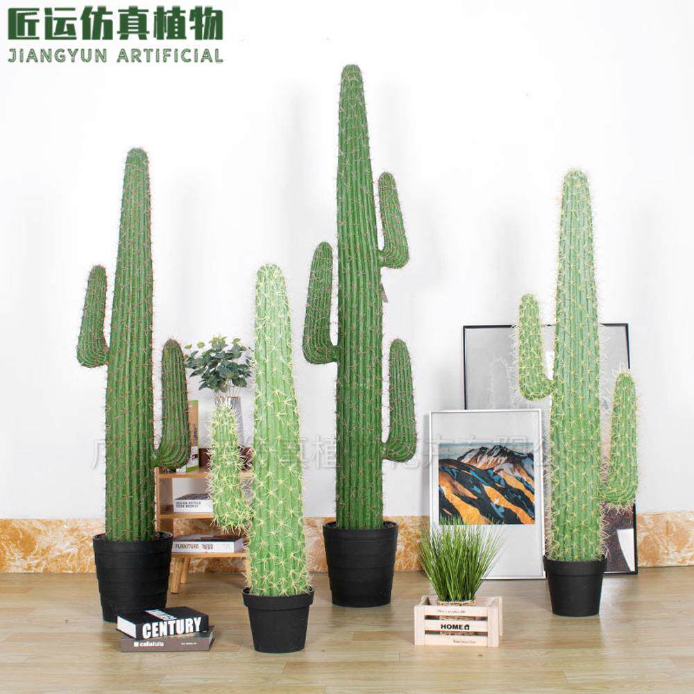 仿真仙人球仙人掌盆栽植物商场人造仙人柱大型仙人棒造景仿真绿植