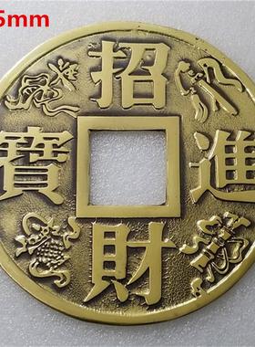 仿古工艺品黄铜材质铜镜挂件摆件