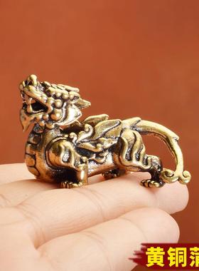 黄铜龙九子摆件蒲牢嘲风工艺品摆设景区庙会地摊夜市跑江湖小商品