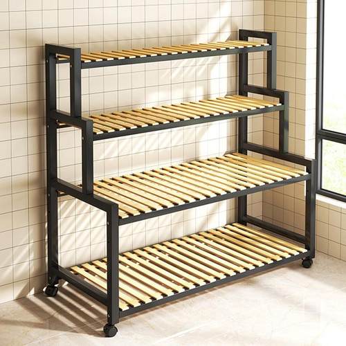 花盆架铁艺花架客厅落地式阳台置物架多肉室内阶梯式花架多层植物