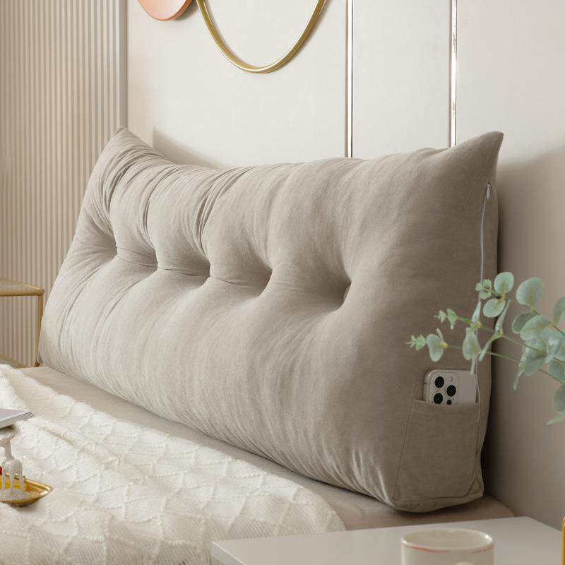 独立式简约三角床头靠垫床上靠枕大靠背靠垫榻榻米软包卧室靠包垫