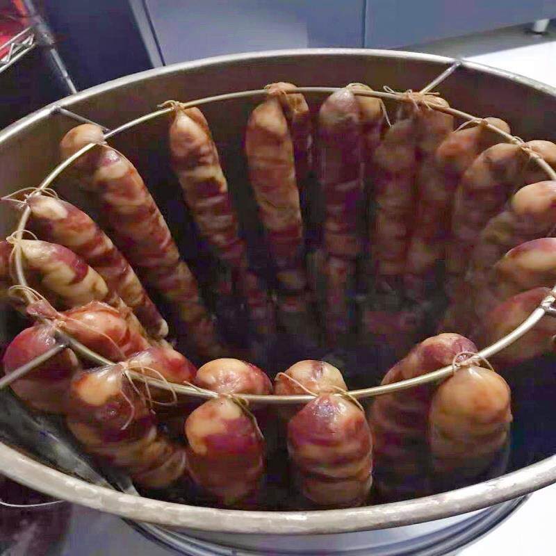 农村熏腊肉设备年味五花肉烤腊肉桶的炉吊炉烧烤小型烧腊工具商用