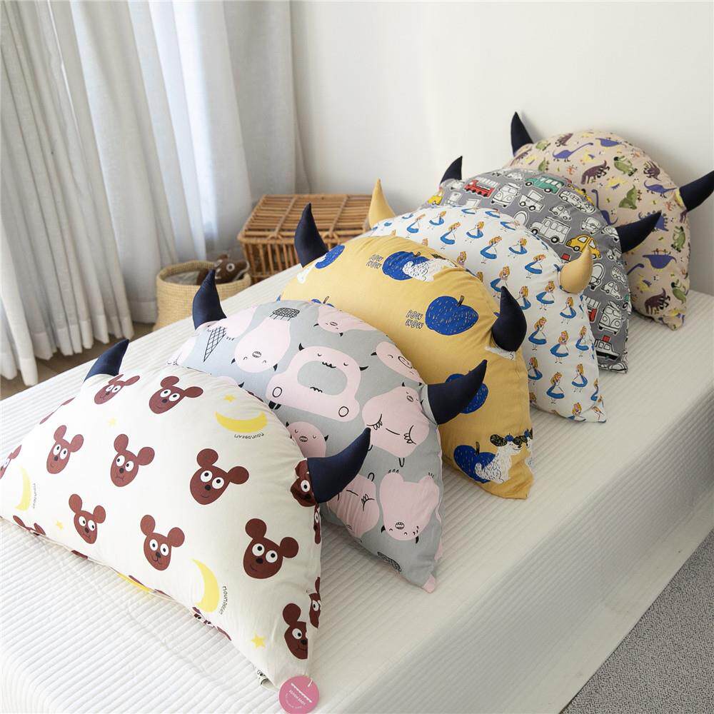 小恶魔全棉床头板大靠垫可拆洗床上全棉大靠背沙发长靠枕床靠背