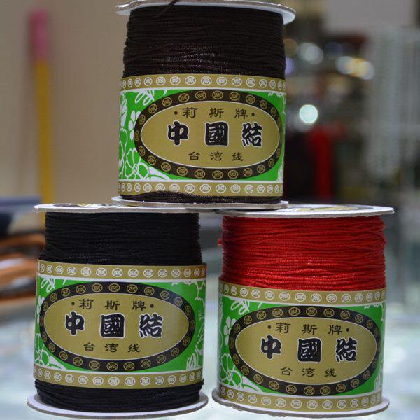 莉斯牌台湾线 大卷A玉线B玉线 红色手链用编绳线编织线线A B线