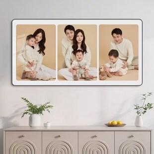 儿童成长相框 情侣照片定制 全家福大相框 定制相框 摆台打印照片