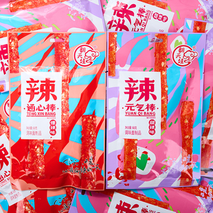 翻天娃通心棒网红巨辣超辣爆辣超级辣辣条怀旧小零食儿时解馋小吃