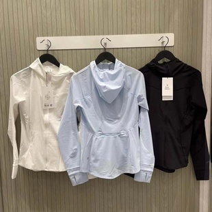 代购 lululemon Mist Over Windbreaker修身防风皮肤衣夹克外套女