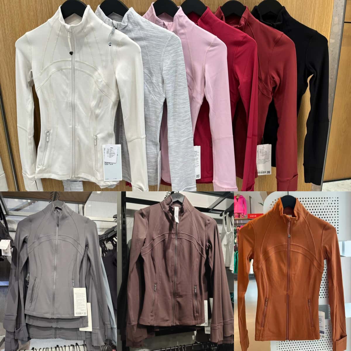 代购 lululemon Define 立领nulu运动瑜伽长款修身显瘦夹克外套女