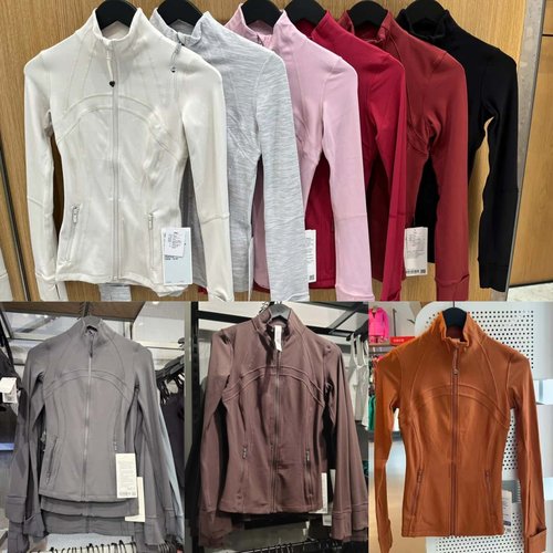 代购 lululemon Define 立领nulu运动瑜伽长款修身显瘦夹克外套女