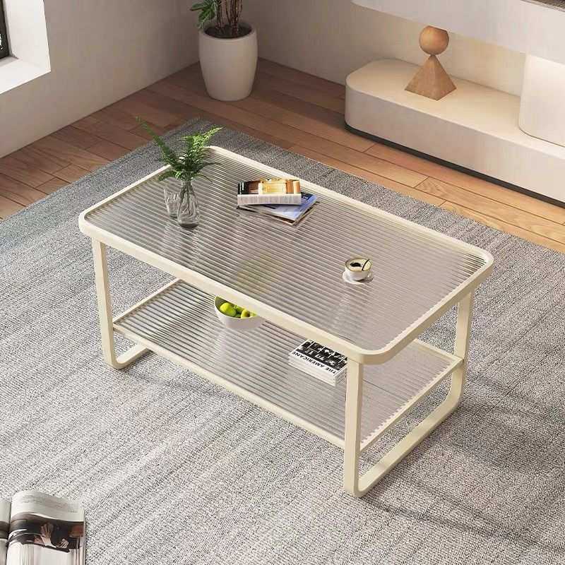 2024新款北欧奶油风钢化玻璃沙发茶几小户型客厅家用现代茶桌新款,3C数码配件,摄像机配件,淘宝优惠券,粉丝福利购,淘宝优惠卷