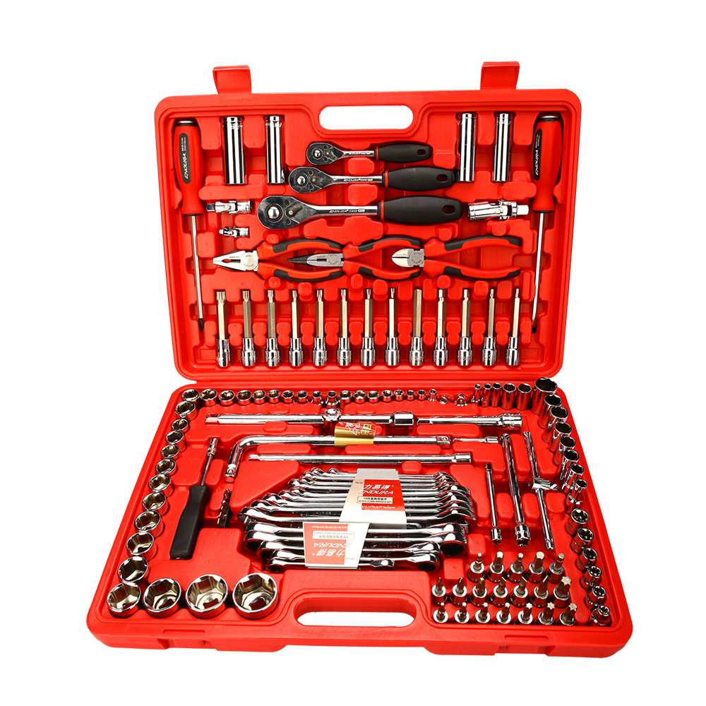 力易得150件汽修综合工具组套6.3mm10mm12.5mm机修套装E1210