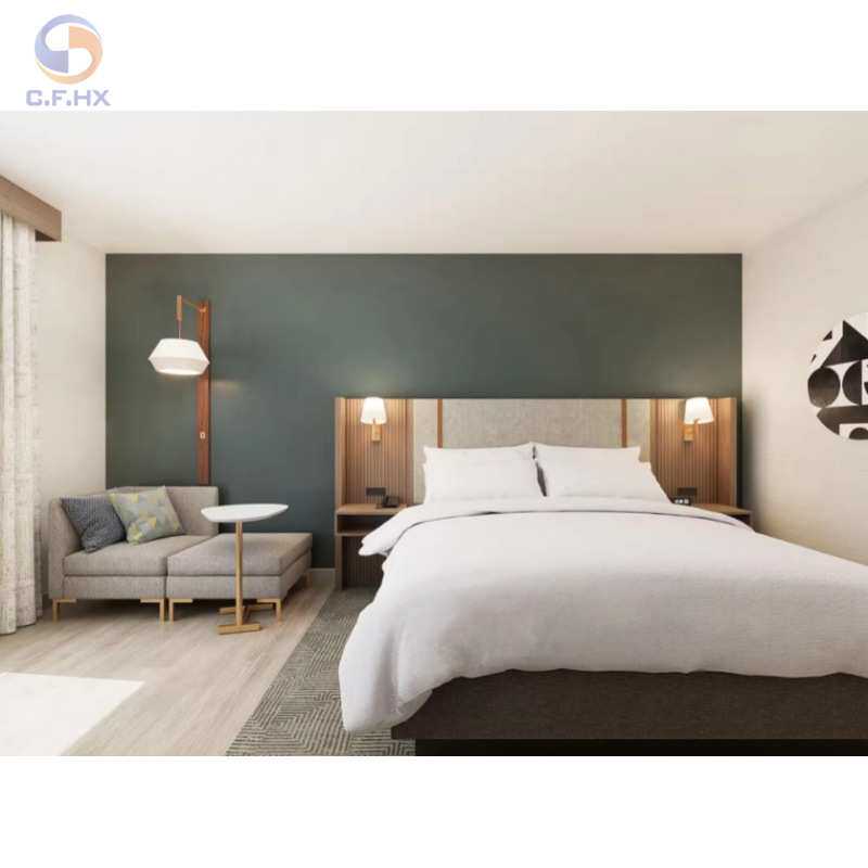 Holiday inn H5 假日5星级现代酒店客房套间家具HPL防火板家具
