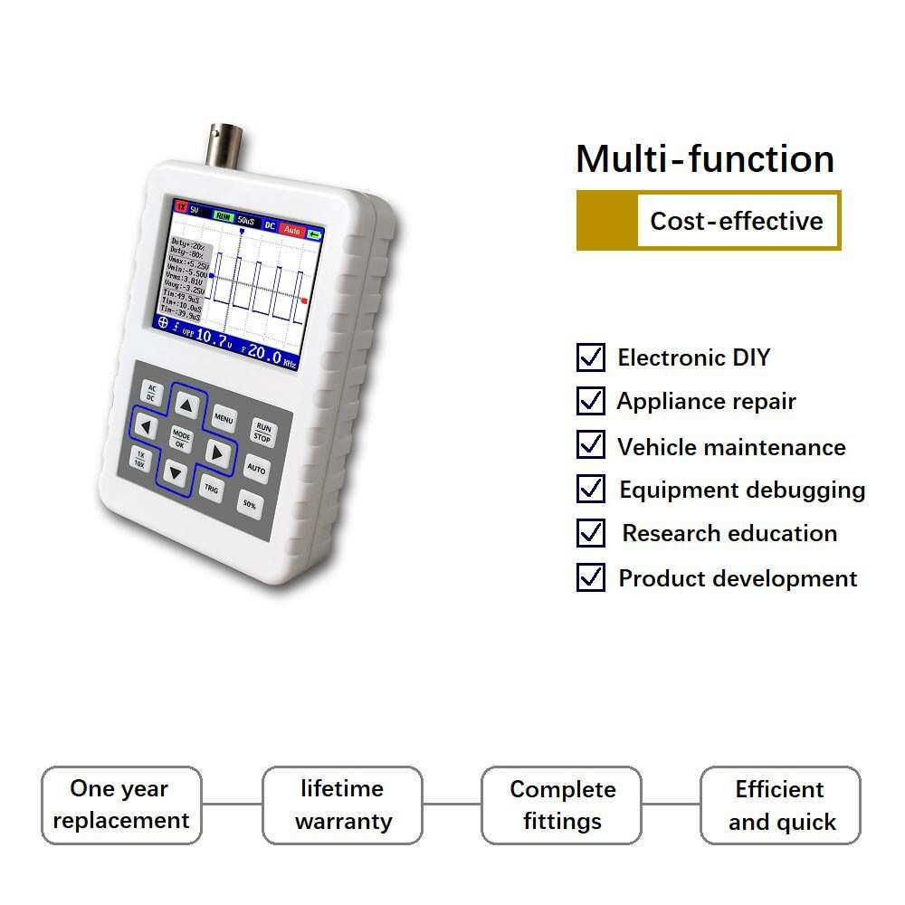 DSO FNIRSI PRO 数字手持示波器 5M带宽20MSps采样率 英文版