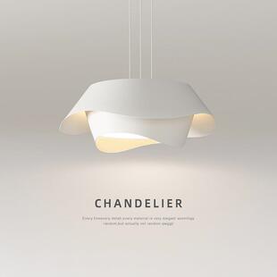 led简约现代卧室吊灯设计感餐厅吧台吊灯法式奶油风婚房民宿主灯