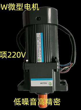 微型电机 感应式齿轮减速电机 6IK180GU-CF/6GU120K 玺朗电机 减