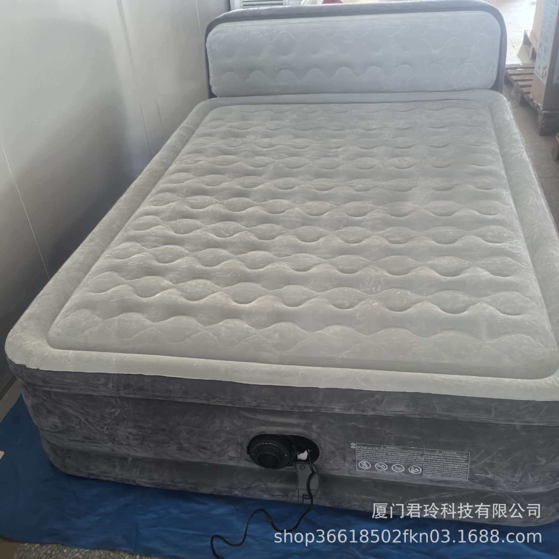 INTEX64448 充气床垫双人单米内置电动冲气床卧室折叠气垫床家用
