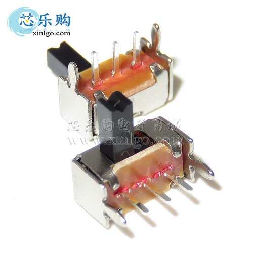 SK-12D07 SK12D07VG5 2档3脚 1P2T 柄高5MM 弯脚插件 拨动开关