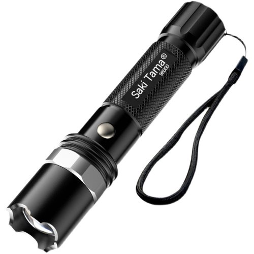 LED强光手电筒可充电超亮远射多功能家用户外巡逻应急照明耐用灯